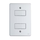 Kit Conjunto Interruptor 4x2 | 2 Teclas Paralelo 10a 250v 10